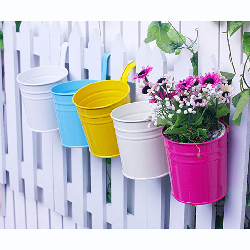 Hanging Flower Pots Garden Pots and Planters Hanger Outdoor Holder Basket for Wall Decoration Garden - Image 6