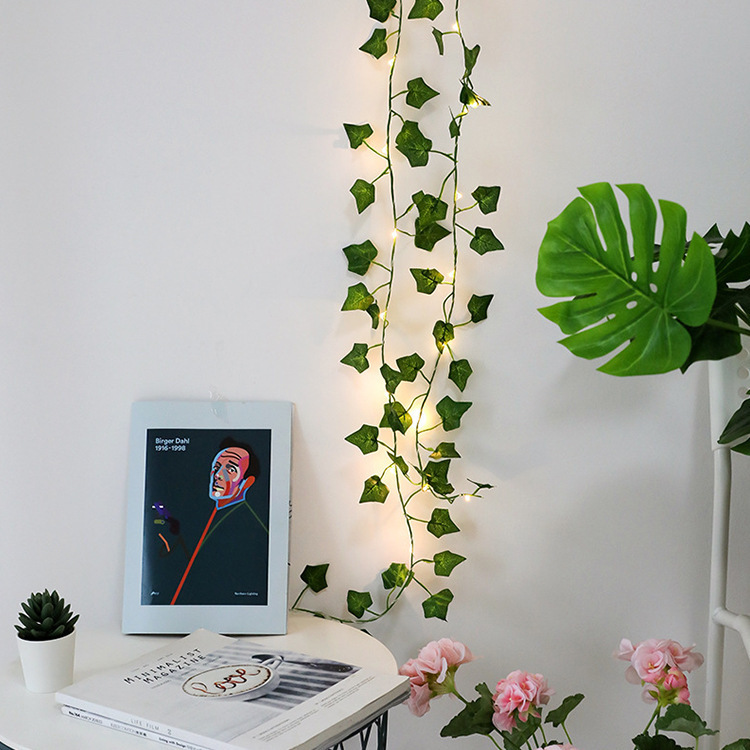 Maple Leaf Rattan Decorative Light String - Image 4