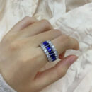 Zircon Fire-Color Gemstone Ring For Women