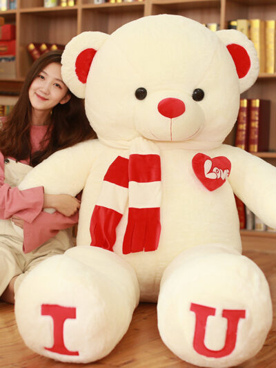 Heart Bear Pillow Plush Toy Valentine's Day Gift
