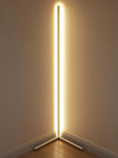 Colorful corner floor lamp