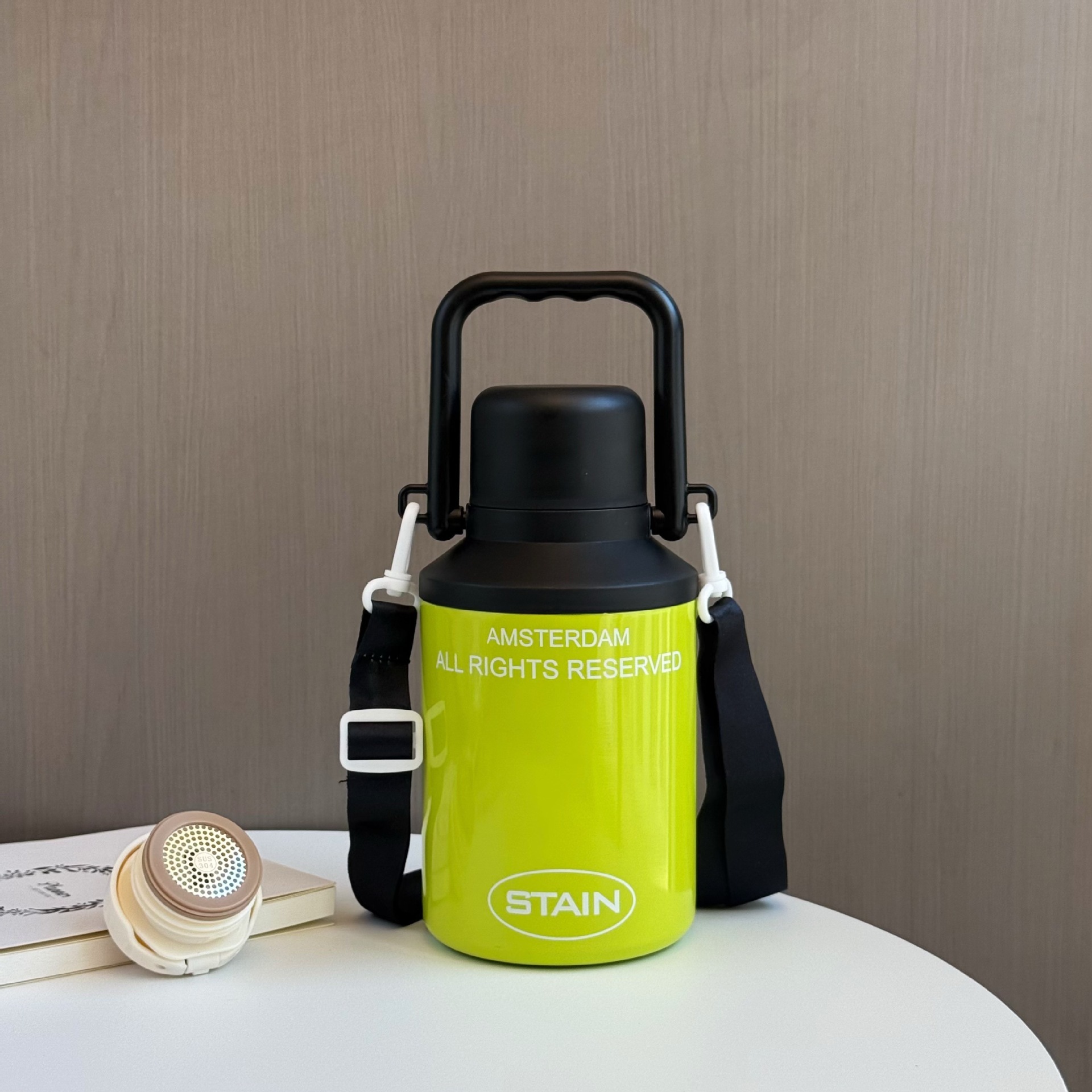 Portable Outdoor Sports Fitness Water Bottle With Straw And Handle - Image 7