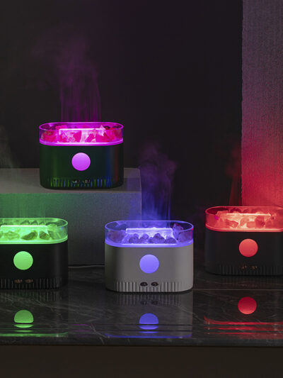 Desktop Atmosphere Lamp Flame Fragrance Humidifier Home Decor