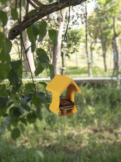 Outdoor Hanging Metal Bird Feeder Garden